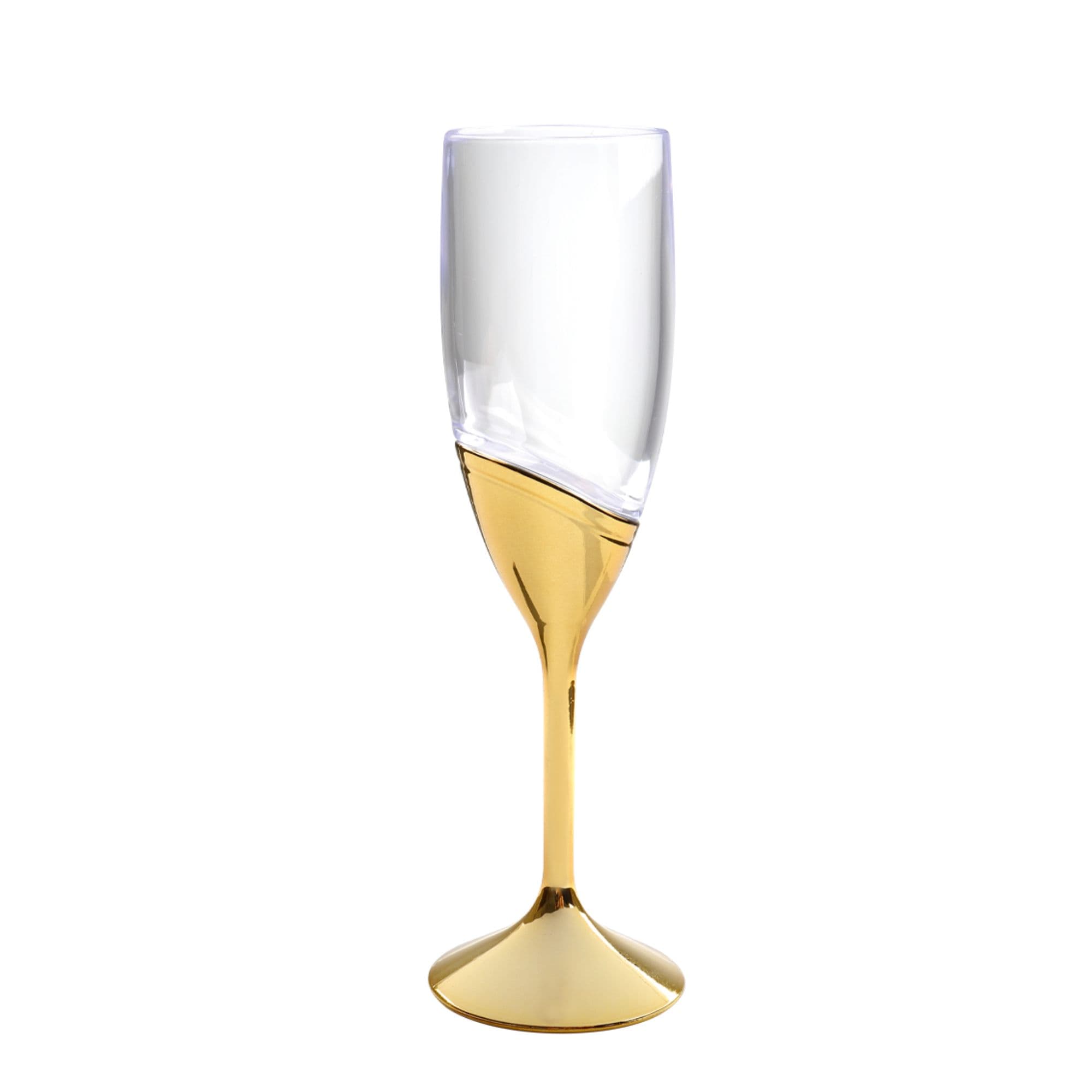 Taça Acrílica Dourada